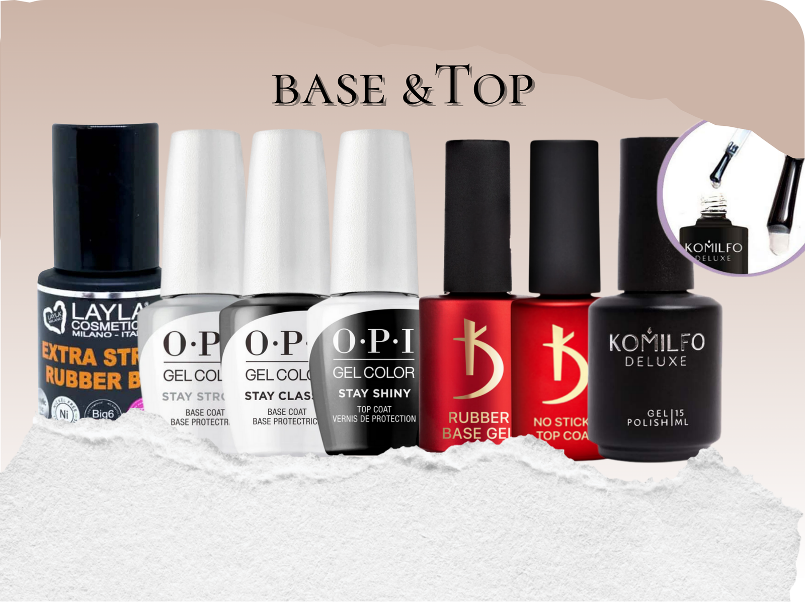 מה ההבדל בין ראבר בייס לטופ ג׳ל, ואיך תבחרי את הבסיס הנכון למניקור עמיד