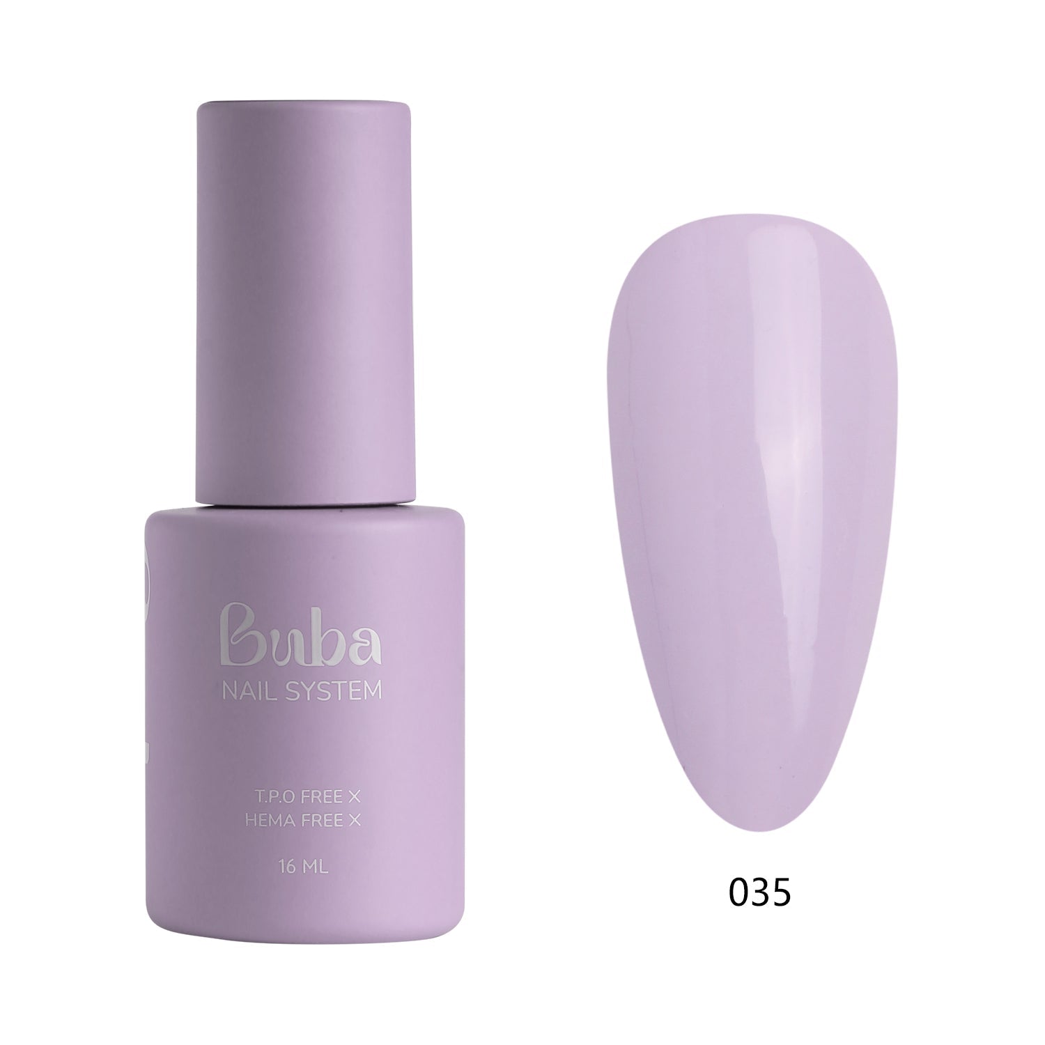 בקבוק לק ג'ל בובה Buba בגוון 035