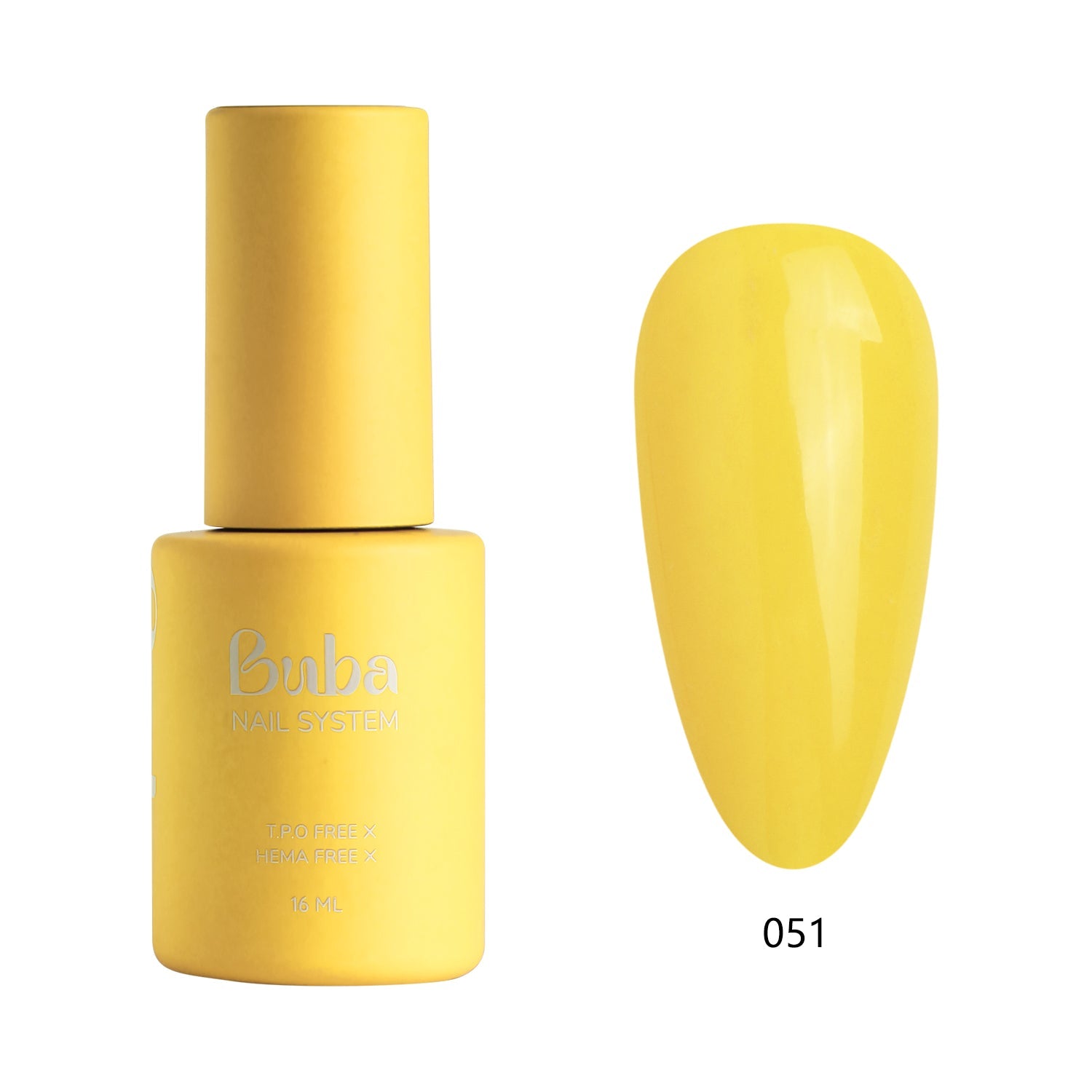 בקבוק לק ג'ל בובה Buba בגוון 051