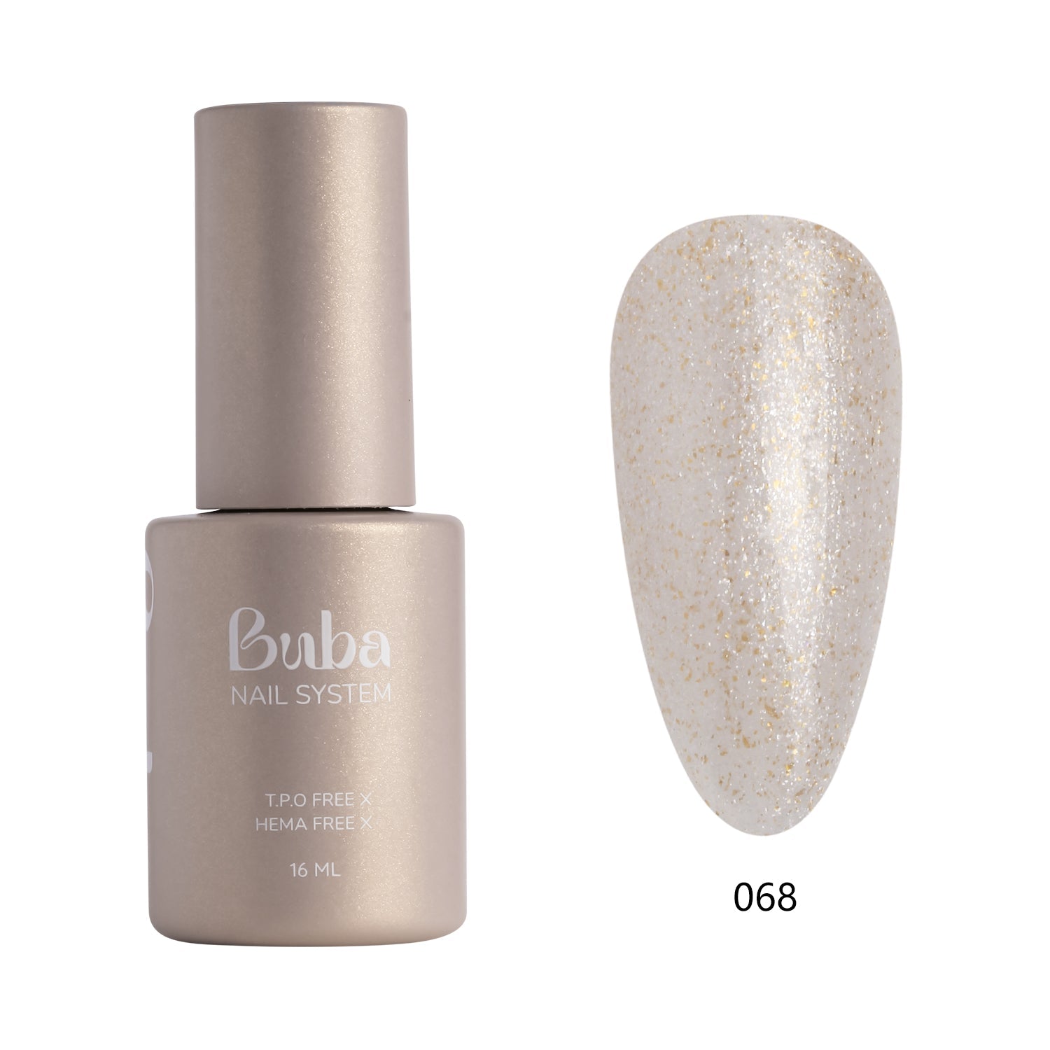 בקבוק לק ג'ל בובה Buba בגוון 068