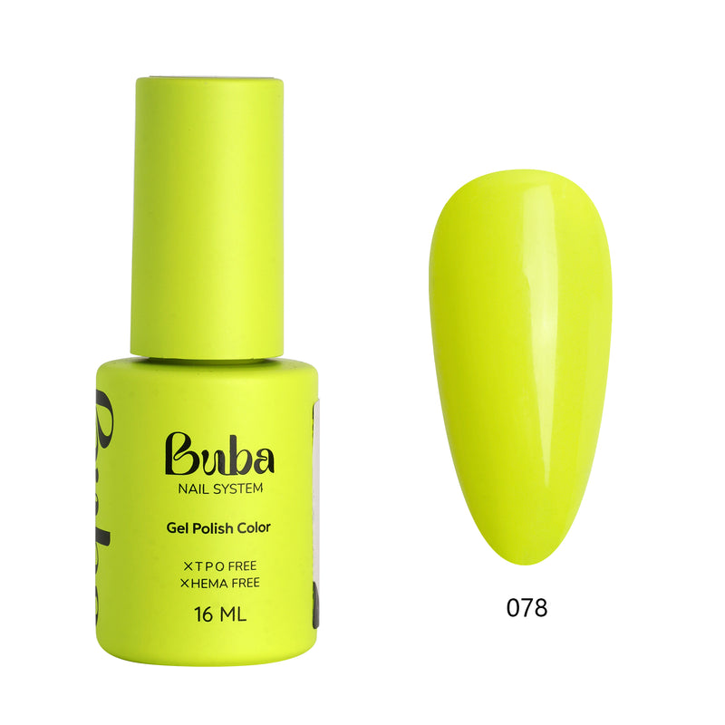 בקבוק לק ג'ל בובה Buba בגוון 078