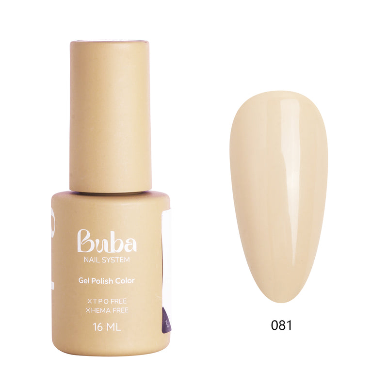 בקבוק לק ג'ל בובה Buba בגוון 081