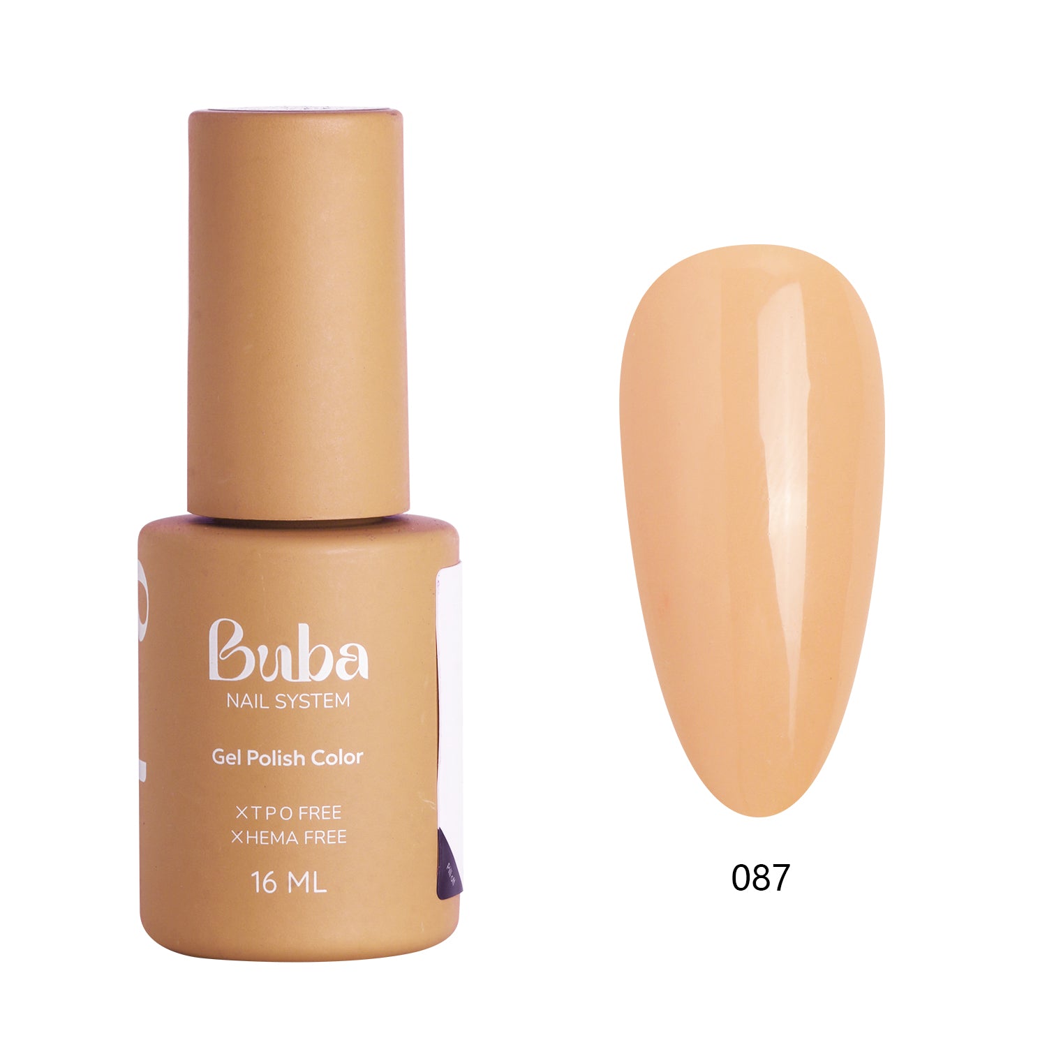 בקבוק לק ג'ל בובה Buba בגוון 087