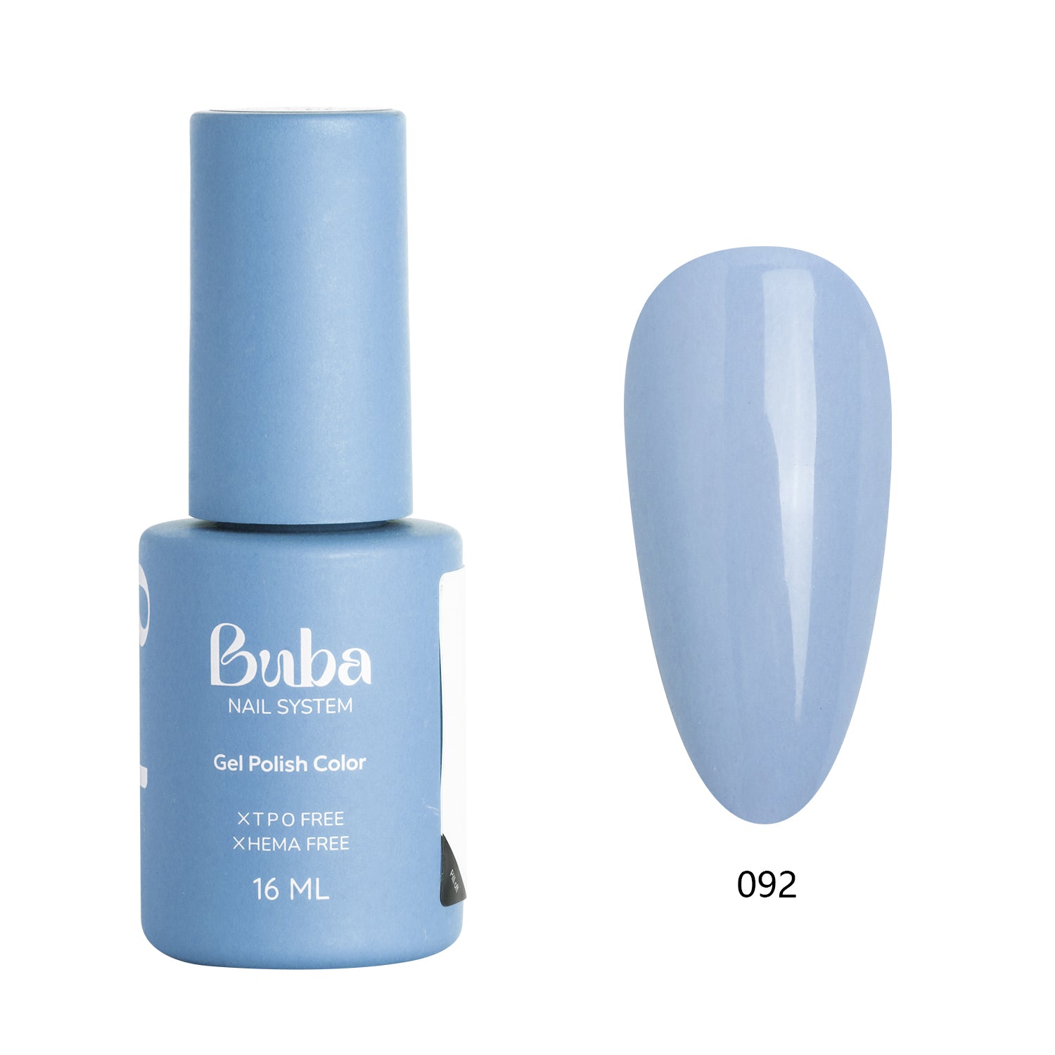 בקבוק לק ג'ל בובה Buba בגוון 092