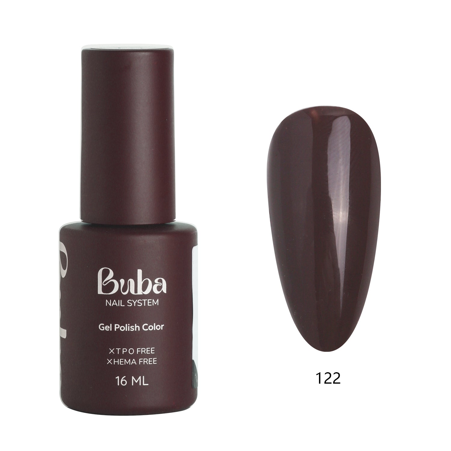 בקבוק לק ג'ל בובה Buba בגוון 122