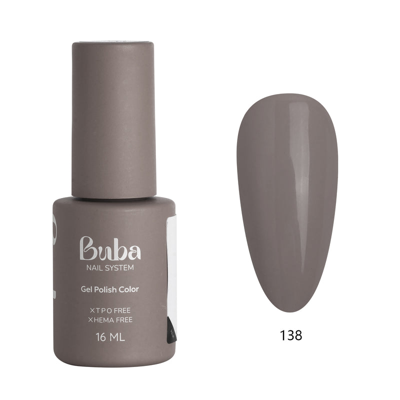 בקבוק לק ג'ל בובה Buba בגוון 138