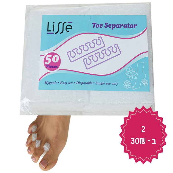 מפריד אצבעות 50 יחידות