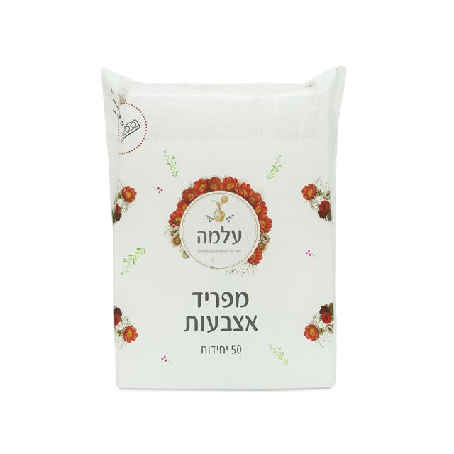 מארז 50 מפרידי אצבעות עלמה לפדיקור מקצועי