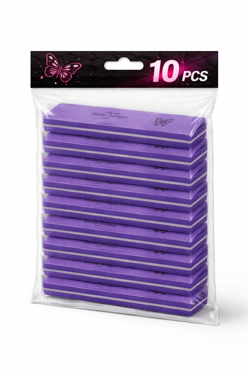 באפר פרפר סגול מקצועי 100/180 | מארז 10 יח׳