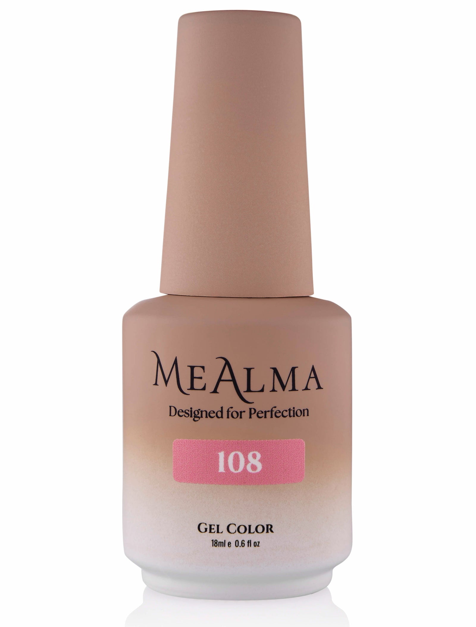 בקבוק לק ג'ל מי אלמה MeAlma בגוון 108