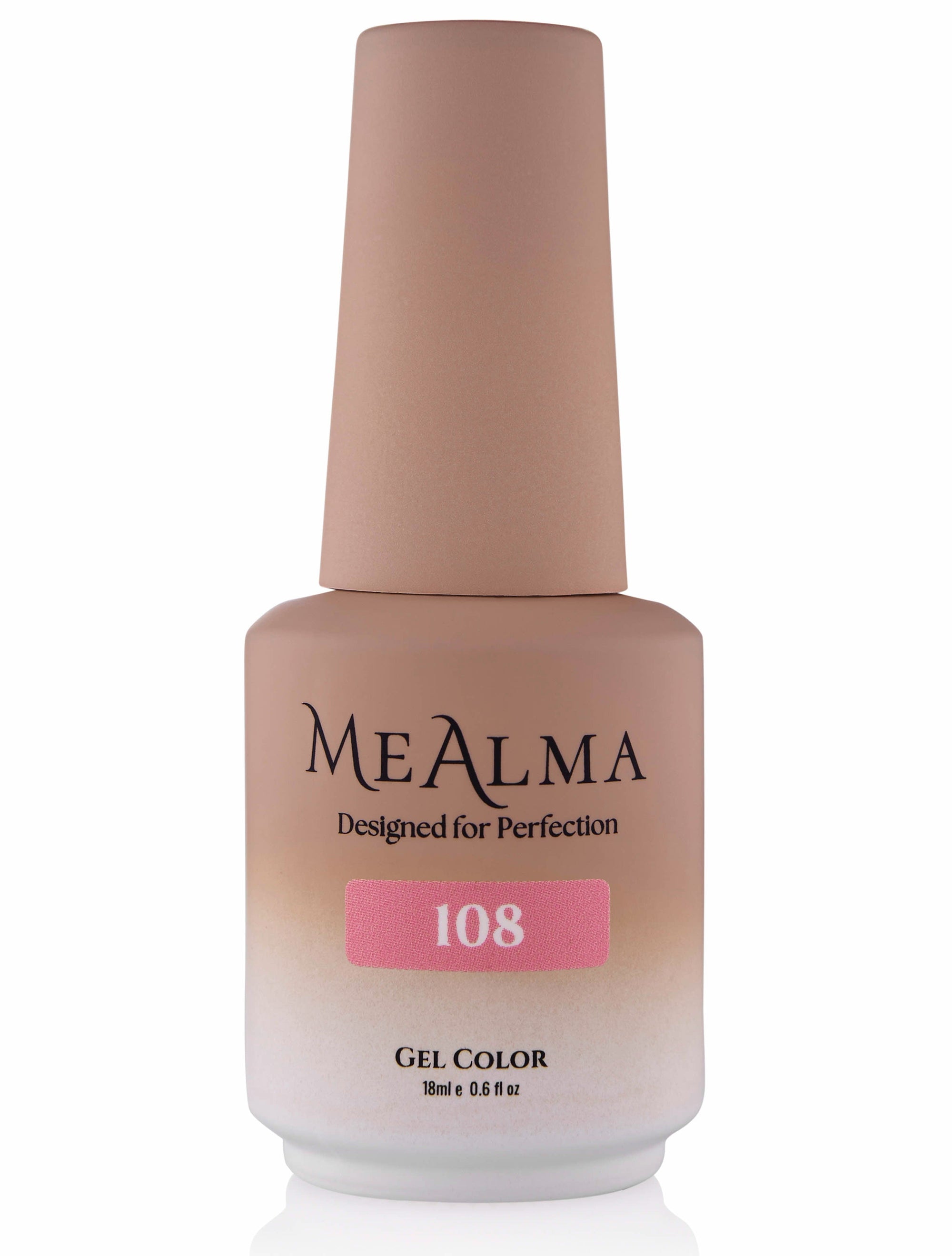 בקבוק לק ג'ל מי אלמה MeAlma בגוון 108