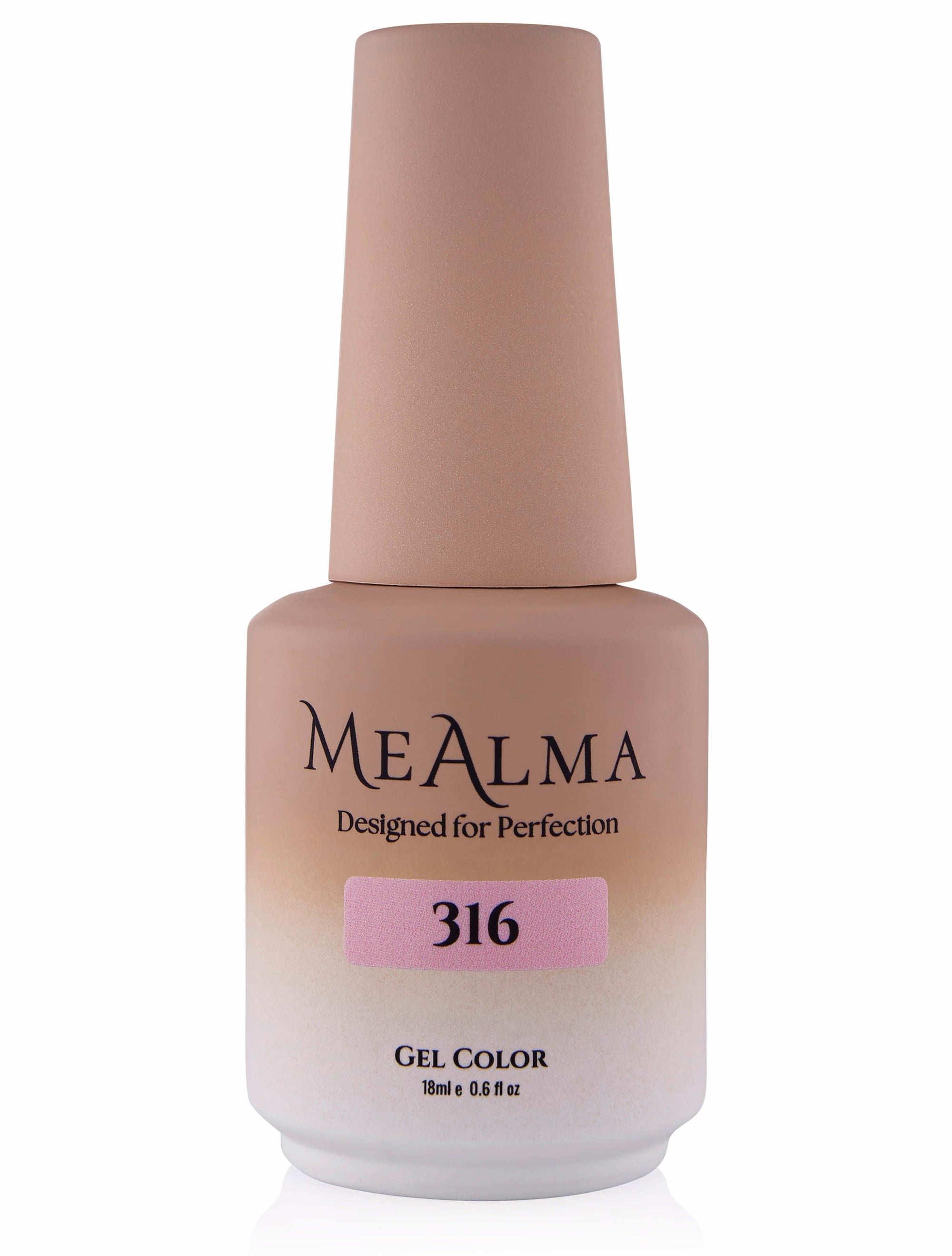 בקבוק לק ג'ל מי אלמה MeAlma בגוון 316