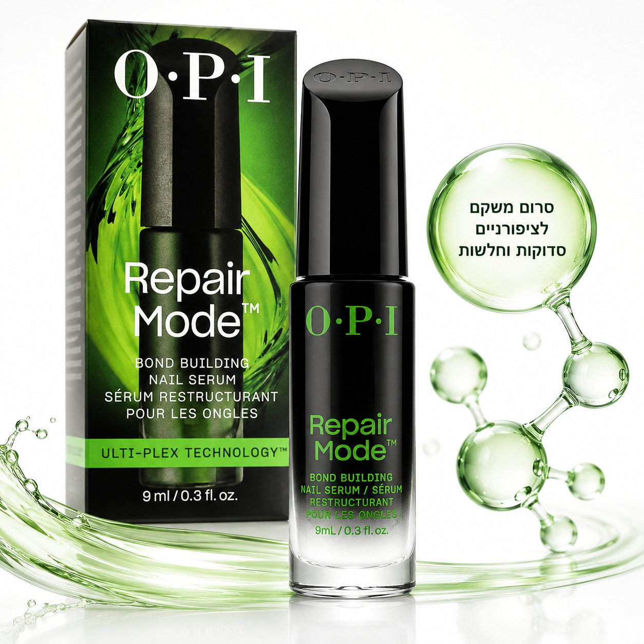 OPI Repair Mode סרום לשיקום עמוק של ציפורניים חלשות, סדוקות ומתפצלות