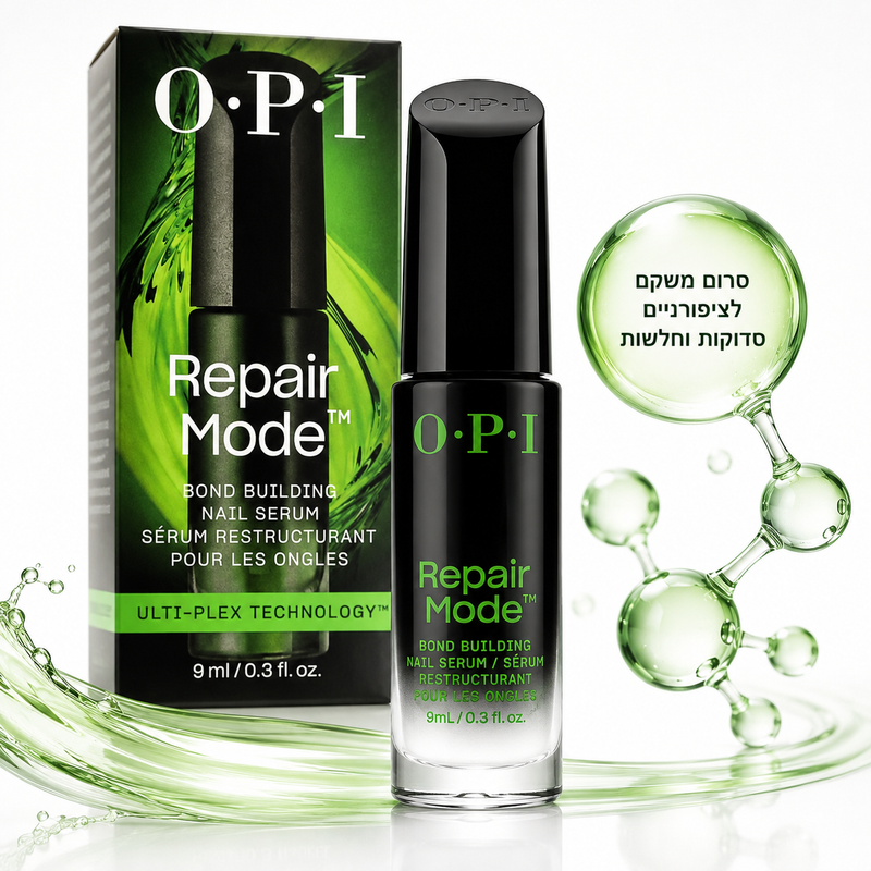OPI Repair Mode סרום לשיקום עמוק של ציפורניים חלשות, סדוקות ומתפצלות