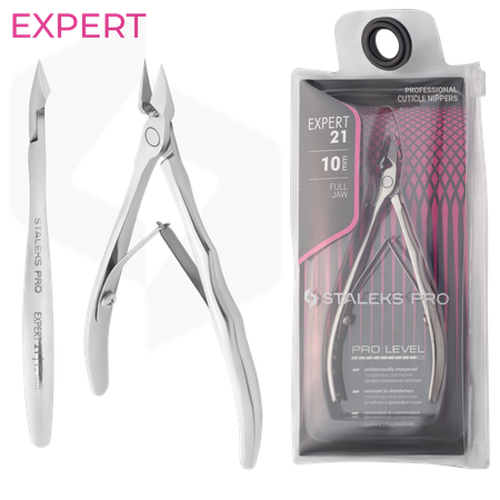 צבתית לקוטיקולה NE-21/10 להב 10 מ"מ | Staleks Pro Expert