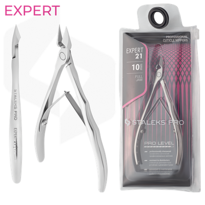 צבתית לקוטיקולה NE-21/10 להב 10 מ"מ | Staleks Pro Expert