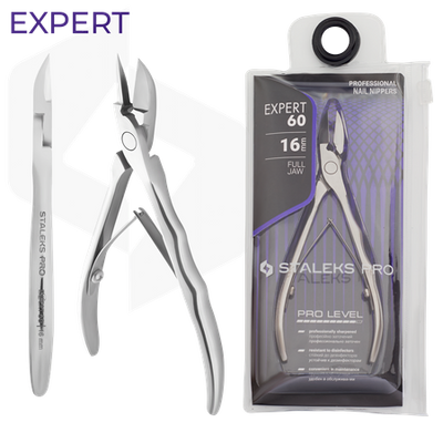 צבתית לציפורניים סטאלקס NE-60/16 להב 16 מ"מ | Staleks Pro Expert