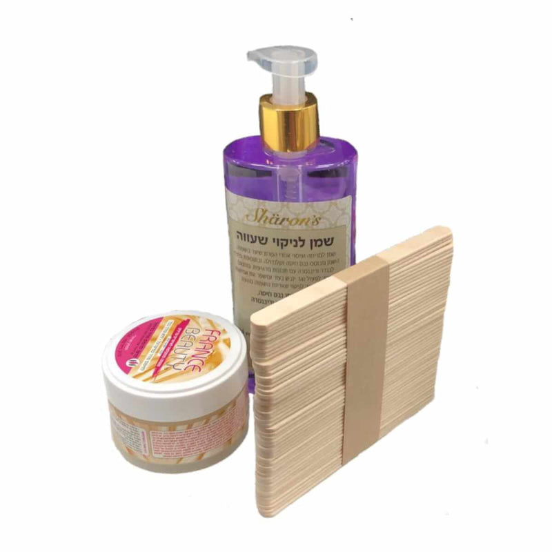 קיט הסרת שיער ביתי עם שעווה למיקרו