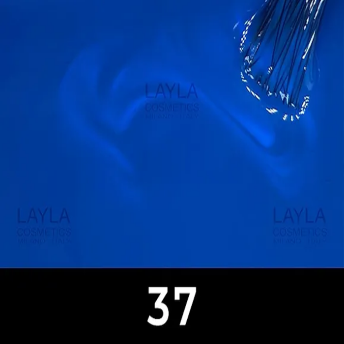 לק ג'ל לילה צבע כחול ג'ינס בהיר blue Lagoon - 37
